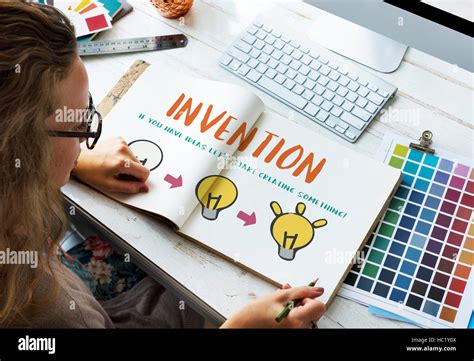 Invention Be Creative Design Inspiration Concept Stock Photo Alamy