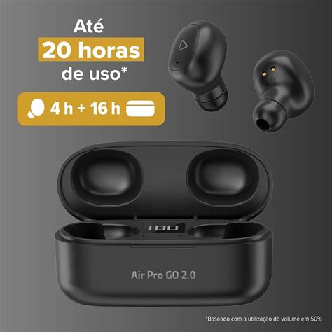 Fone De Ouvido Bluetooth Sem Fio Tws Air Pro Go I Go Estojo De