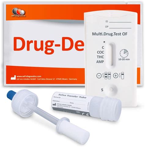 Self Diagnostics Test De Drogas Saliva Multi Kit De Test R Pido De