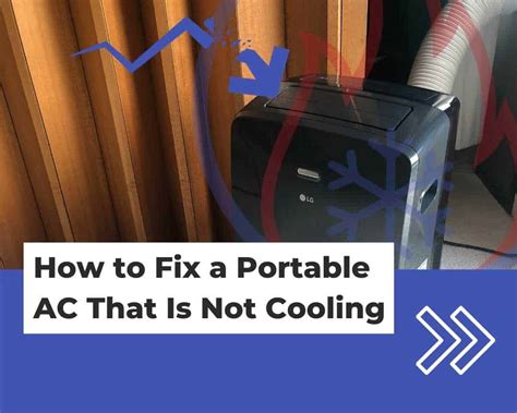 How To Fix A Portable Air Conditioner That Is Not Cooling HVAC