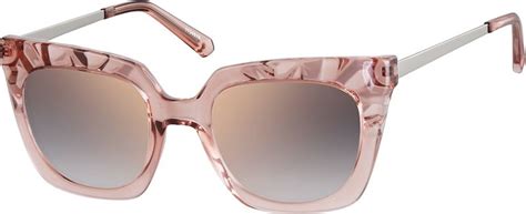 Zenni Women S Square Rx Sunglasses Pink In 2020 Sunglasses Sunglass Frames Rx Sunglasses