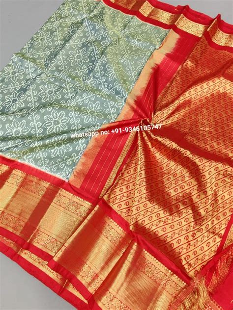 Twill Ikkat Kanchi Pattu Sarees Pochampally Sarees Bridal Saree Saree