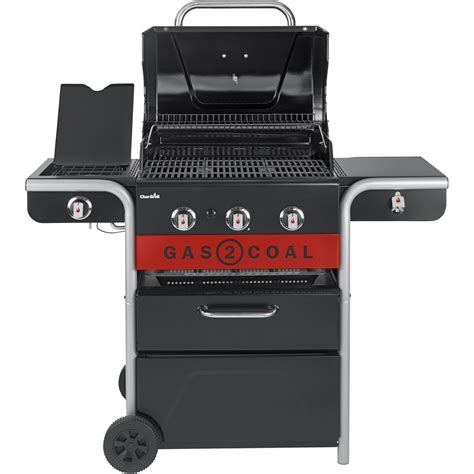 Barbecue A Gas E Carbone GAS2COAL 2 0 3B Char Broil 3 Fuochi In Acciaio