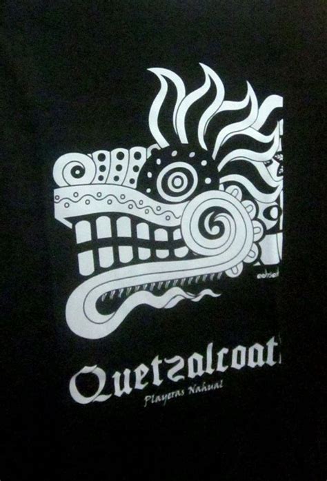 Playeras Nahual Quetzalcoatl Por Adrian Acosta Meza Tallas Ch M