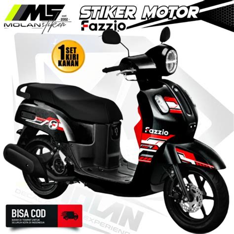 Jual Decal Sticker Striping Variasi Yamaha Fazzio Yamaha Fazzio