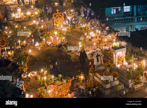 Nord America Messico Michoacan Stato Patzcuaro Dia De Muertos Il