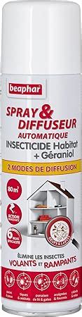 Beaphar Spray Diffuseur Automatique Insecticide Habitat Géraniol