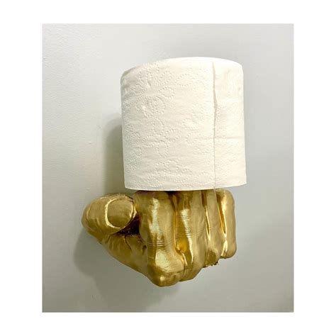 Middle Finger Toilet Paper Holder Etsy