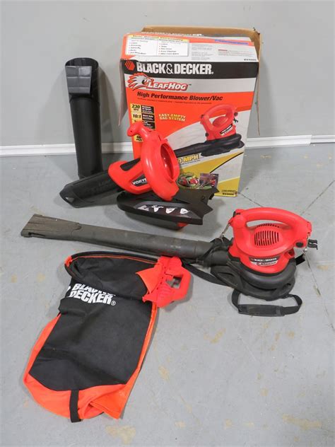 Transitional Design Online Auctions Black Decker Leafhog Blower Vac