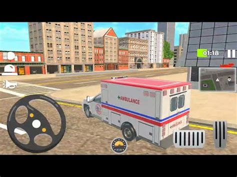 Realistic Ambulance Driving Simulation Ambulance Pick Hospital