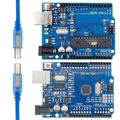 Placa De Microcontrolador Usb Compatible Con Arduino Uno R3 54 Off