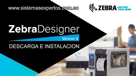 ZEBRA DESIGNER 3 Descarga e Instalación paso a paso YouTube