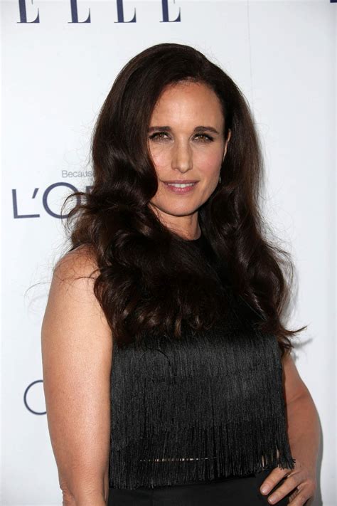 ANDIE MACDOWELL at 2015 Elle Women in Hollywood Awards in Los Angeles