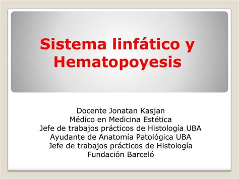 05 Linfático y Hemopoyesisppt Brennda Karoline Lima Souza uDocz