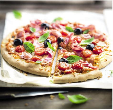 Votre Recette Du Jour Pizza Au Jambon Mozzarella Et Tomates Cerises