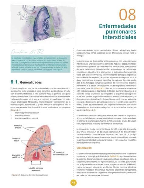 Enfermedades Pulmonares Intersticiales Full Ciencia UDocz