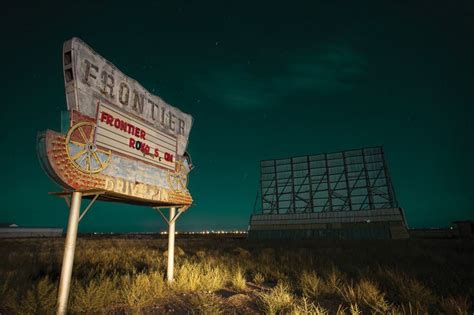 Abandoned Drive In The Frontier Center Co