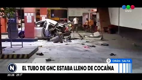 Explota Autom Vil Que Cargaba Gnc En Salta El Tubo Conten A Coca Na