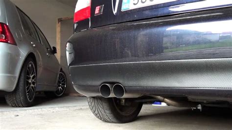 Audi A3 8l 1 8t Exhaust Sound Youtube