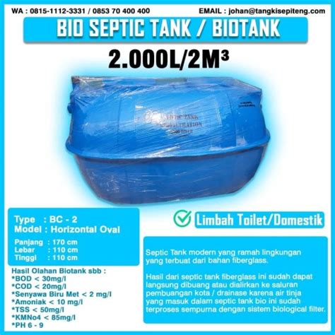 Jual Biotank System Biotech M Day Liter M Jakarta Barat