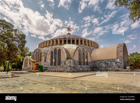 Famous Cultural Heritage Church Of Our Lady Of Zion In Axum Ethiopian