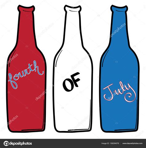Fourth Of July Beer Stock Vector Image By ©keeweegirl 156294076