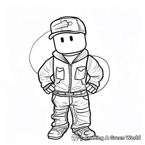 Roblox Coloring Pages Free And Printable