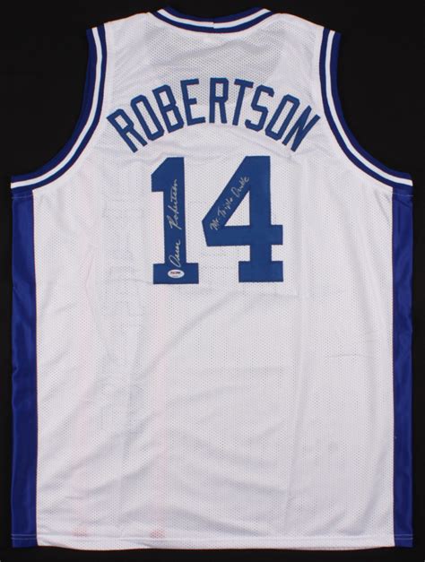 Oscar Robertson Signed Jersey Inscribed "Mr. Triple Double" (PSA COA ...