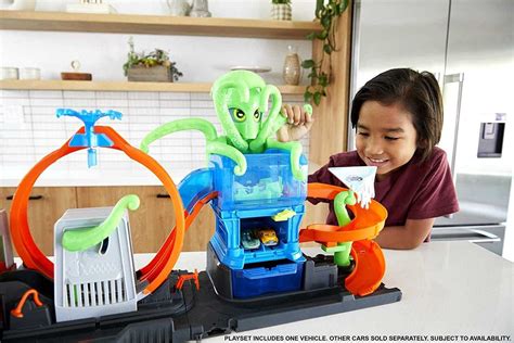 Трек Хот Вилс Hot Wheels Toy Car Track Set City Ultimate Octo Car Wash грн Іграшки
