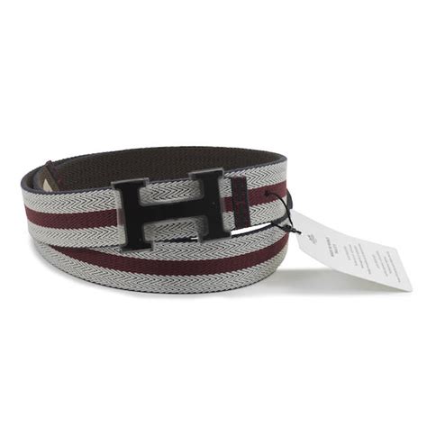 Bonhams Hermès A Multicolour Sangle So Black H Buckle Reversible