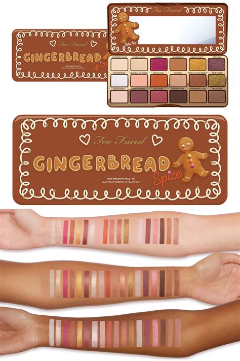 Too Faced Gingerbread Spice Eyeshadow Palette The Toy Shop Thaipick