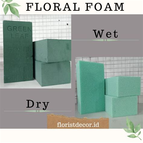 Jual Termurah Floral Foam Busa Gabus Bunga Ranting Kering Oasis Oase