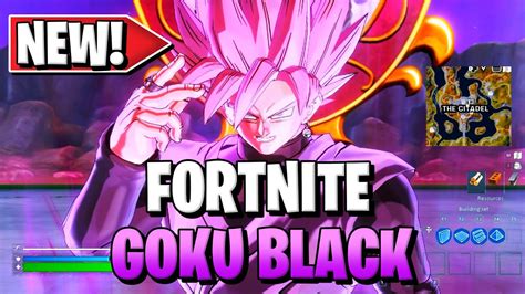 Leaked Goku Black Fortnite Footage Is Insane Youtube