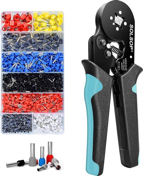 Solsop Ferrule Crimping Tool Kit Wire Crimping Tools With Pcs