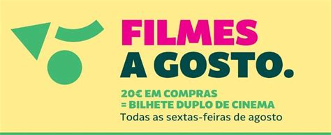 Agosto traz oferta de 20 bilhetes duplos à sexta feira para o cinema no