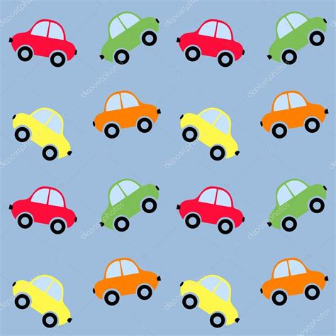 Seamless Car Pattern Background — Stock Vector © Popocorn 49765967