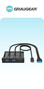 Amazon Graugear Inch Front Panel Usb Hub Internal Usb Hub