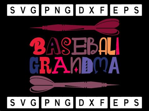 Baseball Grandma Svg Graphic By Alvinagould012 · Creative Fabrica