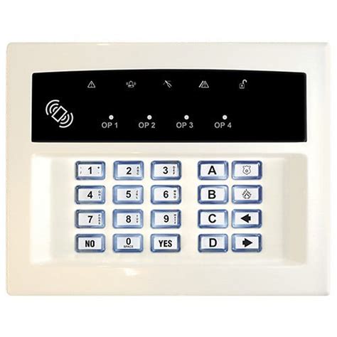 Pyronix Ledrkp White We Enforcer Two Way Wireless Arming Station With