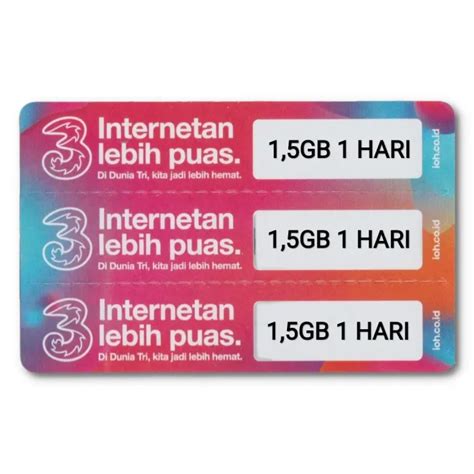 Voucher Tri Gb Hari Lazada Indonesia