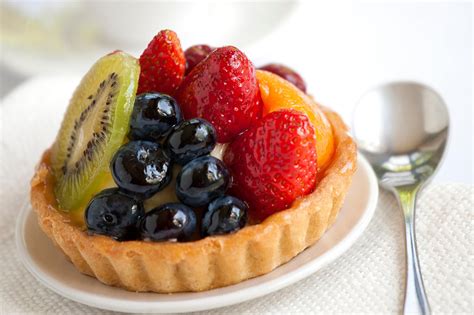 fruit tart recipe  pastry cream filling