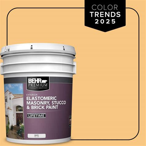 BEHR PREMIUM 5 Gal PPU6 07 Jackfruit Elastomeric Masonry Stucco And