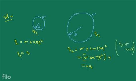 Solved Two Metal Spheres One Of Radius R And The Other Of Radius R B