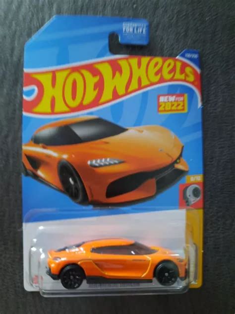 HOT WHEELS 138 250 HW Turbo 8 10 Koenigsegg Gemera Neuf Pour 2022 Orange EUR 3 35 PicClick FR