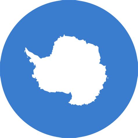 Printable Country Flag Of Antarctica Circle Vector Country Flags Of