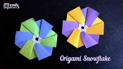 Origami Snowflake 折纸雪花 Origami Origami Stars Beaded Jewelry Diy