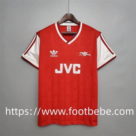 Maillot De Foot Vintage Arsenal 1986 1988 Domicile Footbebe