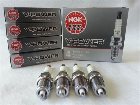 4 New NGK V Power Copper Spark Plugs BKR5EYA 2087 Made In Japan EBay