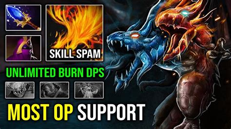 Jakiro Is The Most Op Hard Support In E Unlimited Burn Dps Pure