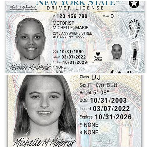 major change   york state drivers license state id